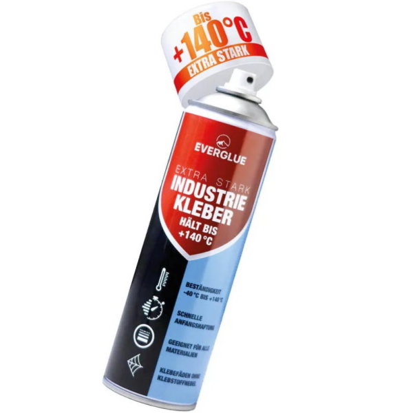 Hochtemperatur Industrie Sprühkleber Extra Stark Sattlerkleber Dachhimmel 500ml
