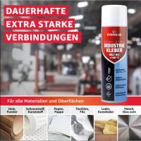 Hochtemperatur Industrie Sprühkleber Extra Stark Sattlerkleber Dachhimmel 500ml