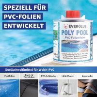 PVC-Quellschweißmittel Teichfolienkleber...