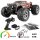 Ferngesteuertes Auto Monster Truck 1:16 RTR 4WD 48km/h High Speed M-Land Rot LED