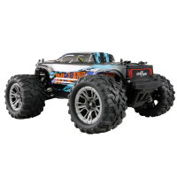 Ferngesteuertes Auto Monster Truck1:16 RTR 4WD 48km/h High Speed M-Land Blau LED