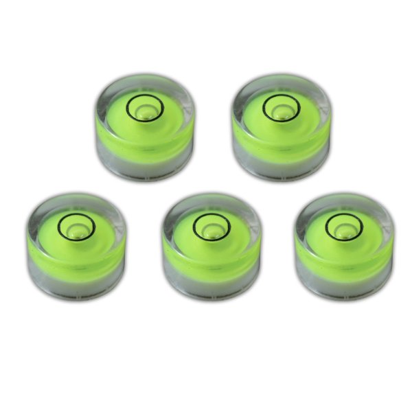 Dosenlibelle Wasserwaage Ø 15mm 18mm runde Libelle Präzisions Waage 5 Stk.