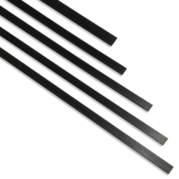 Carbon CFK Flachstab 6,0mm x 1,0mm