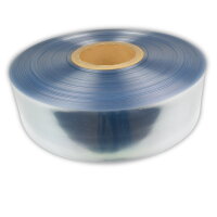 2m Akku Schrumpfschlauch Transparent Flachmaß 80mm...