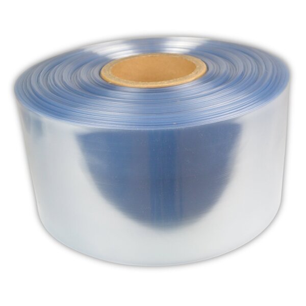 2m Akku Schrumpfschlauch Transparent Flachmaß 100mm PVC Akkupack Lipo NiMH 18650