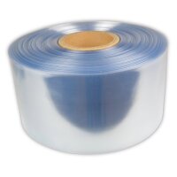 2m Akku Schrumpfschlauch Transparent Flachmaß 120mm...
