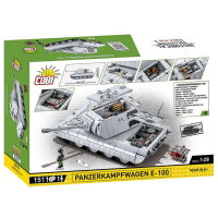 COBI 2572 Panzerkampfwagen E-100 1511 Teile 1:28 WWII...