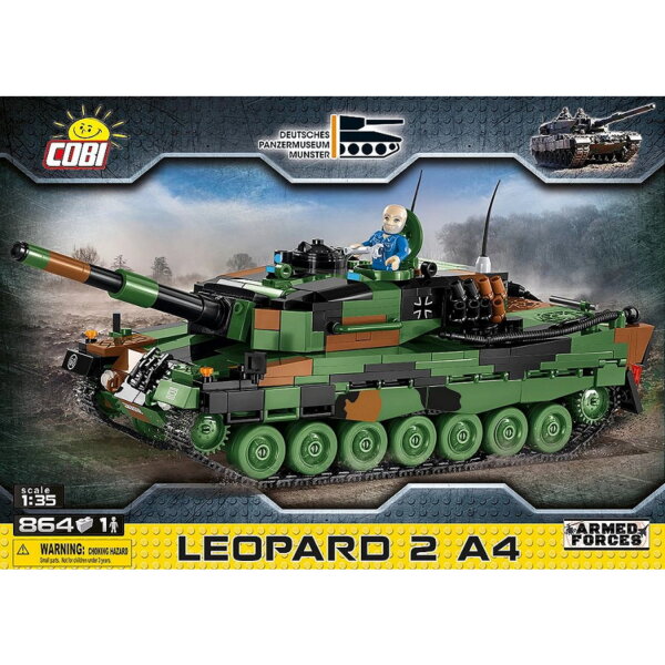 Cobi 2618 Panzer Leopard 2 A4 Bundeswehr 864 Teile Neu & OVP sofort lieferbar