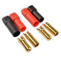 XT150 Stecker Buchse 2 Paar Goldstecker 150A Rot Schwarz...