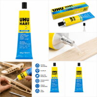 UHU HART Spezialkleber 125g Balsaholz Holzkleber...