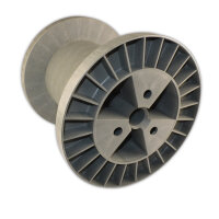 Leerspule Kunststoff K200 Grau 200mm Kabelspule Spule  Kabel Schnur Silikonkabel