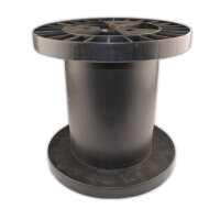 Leerspule Kunststoff K200 Schwarz 200mm Kabelspule Kabel Schnur Silikonkabel