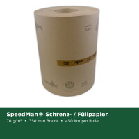 SpeedMan Schrenzpapier Füllpapier 70g 350mm x 450lfm 100% Recycling Blauer Engel