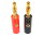 1 Paar Bananenstecker Laborstecker 4mm Schraubbar
