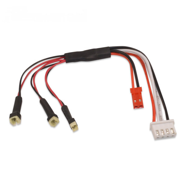 3x1s Lipo Akku Ladekabel 1s 3,7V E-flite Blade MSR MCX KYOSHO Nano CPX