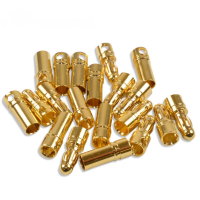 10 Paar Goldstecker,Goldkontaktstecker 3,5mm