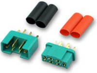 10 Paar MPX Hochstromstecker incl. Schrumpfschlauch